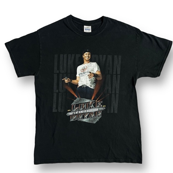 LUKE BRYAN Thats My Kind of Night Tour 2014 Concert Merch Festival Tee T-Shirt M - Picture 1 of 6